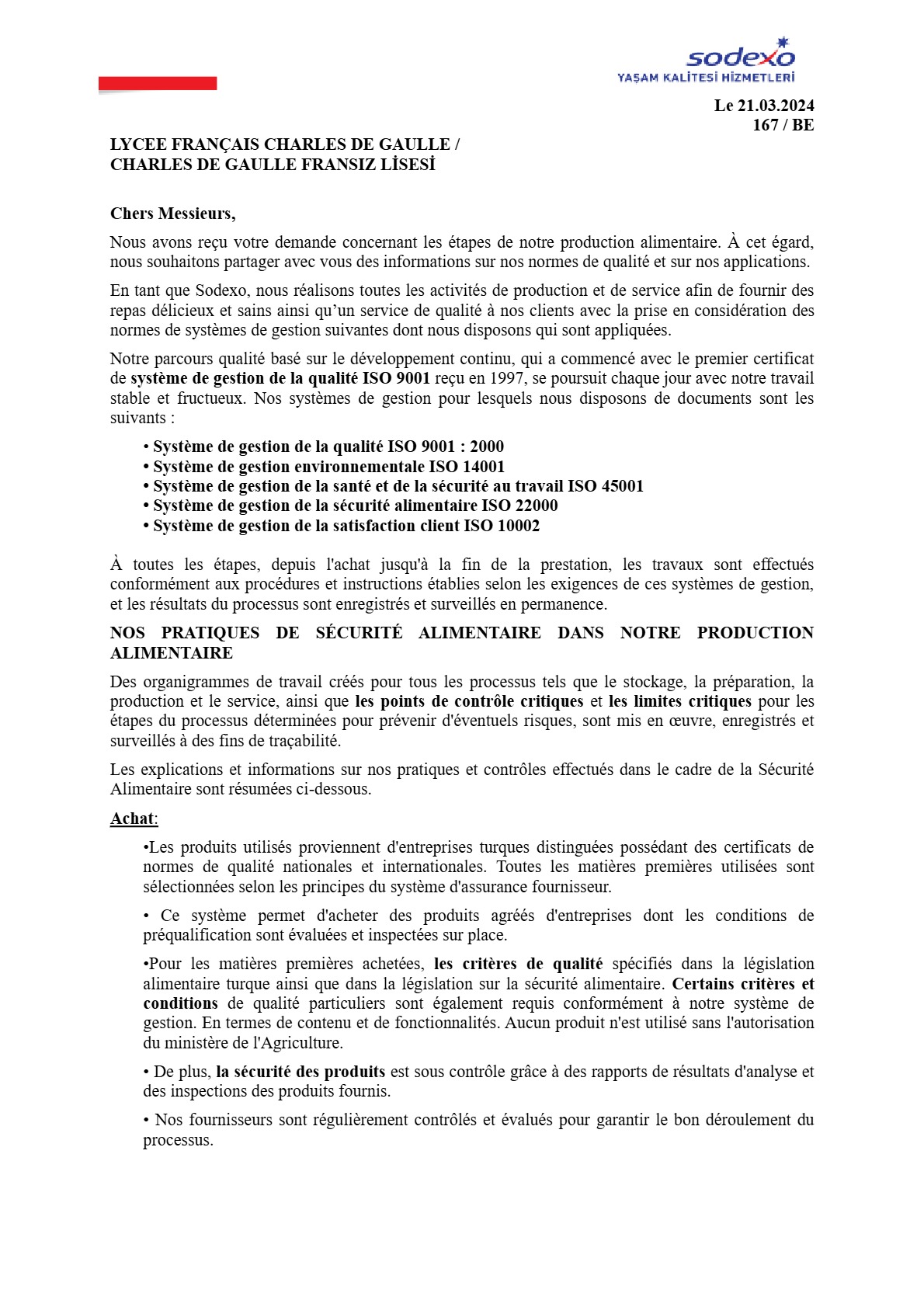 ÉTAPES DE PRODUCTION